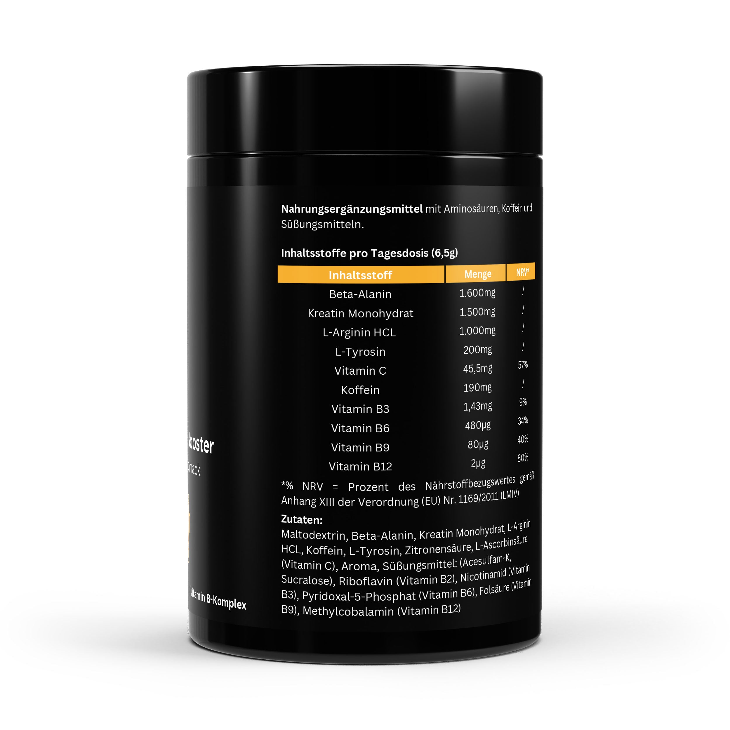 Pre-Entreno Booster Naranja - 520g
